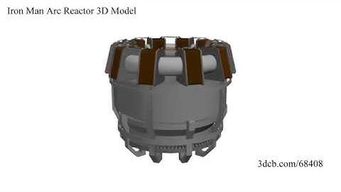 Iron Man Arc Reactor 3D Model