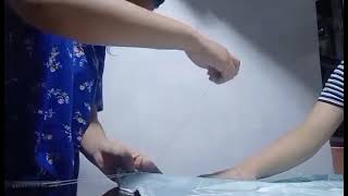 How to make a pillow case ( Home Economics )