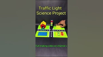 Traffic light science project working model #shortvideo #shortsfeed #shorts #short #scienceproject