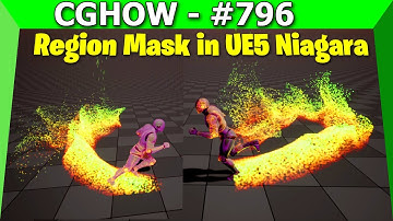 Region Mask Module in UE5 Niagara Tutorial | Download Files