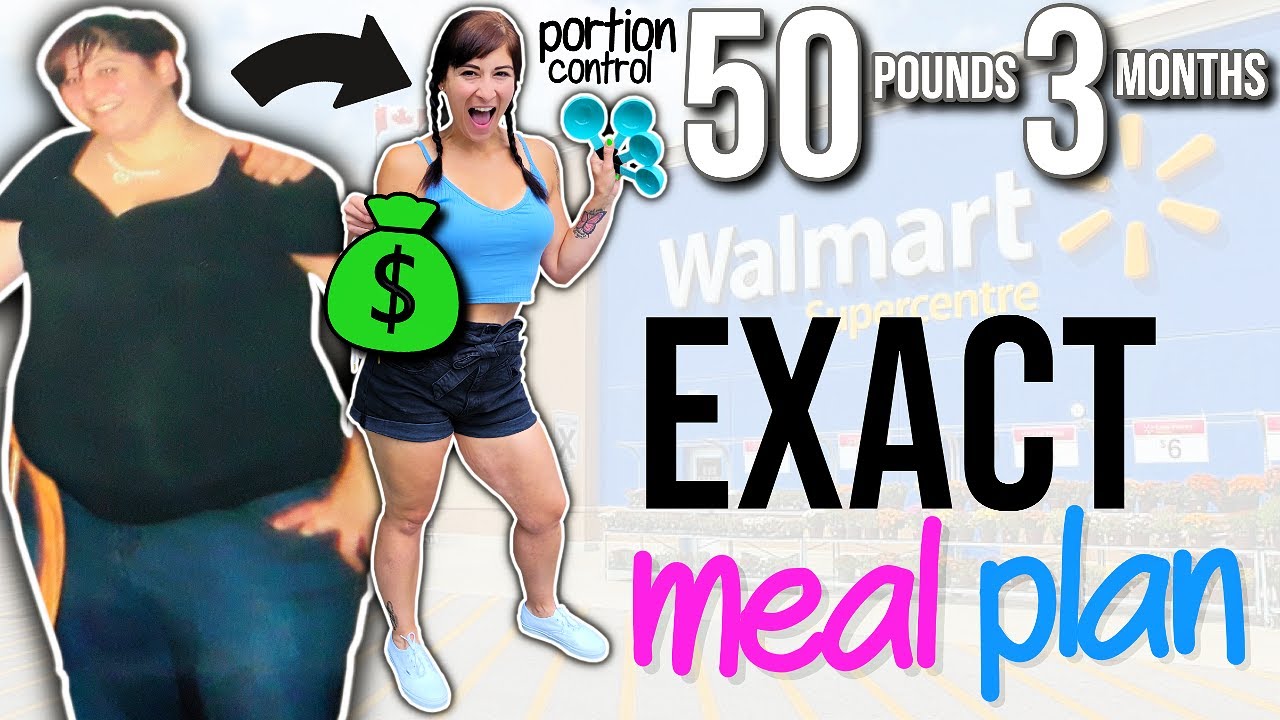 I Ate THIS EXACT MEAL PLAN For 3 Months And LOST 50 POUNDS (extreme budget meals from Walmart)