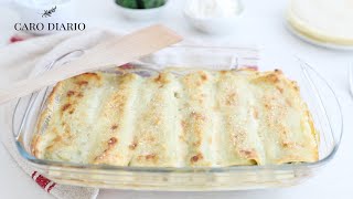 CRESPELLE AL FORNO RICOTTA E SPINACI: ECCEZIONALI !!! RICETTA COMPLETA E INFALLIBILE