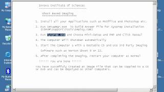 Sysprep System Image Process