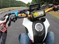 2022 Honda Grom SP + MODS + Wheelie practice, almost looped