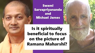 Swami Sarvapriyananda asks if it is a good practice to focus on the face of Ramana Maharshi.