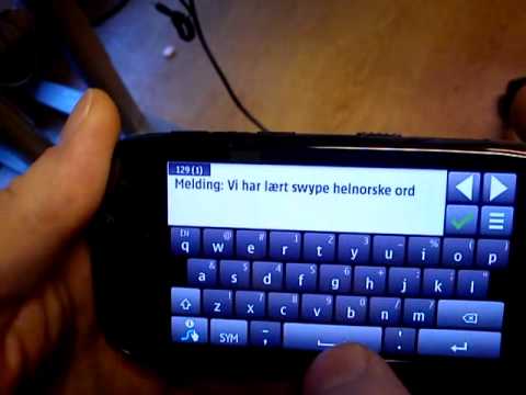 Lær Swype å skrive norsk på Symbian Tu.no Få norsk Swype på Nokia Tu.no
