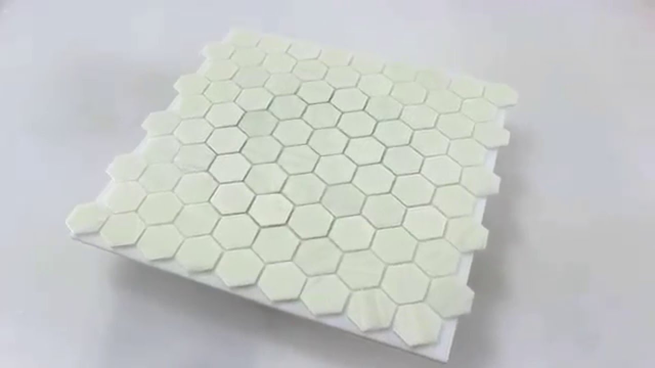 Trend vi glas mosaik fliesen hexagonal 280 youtube