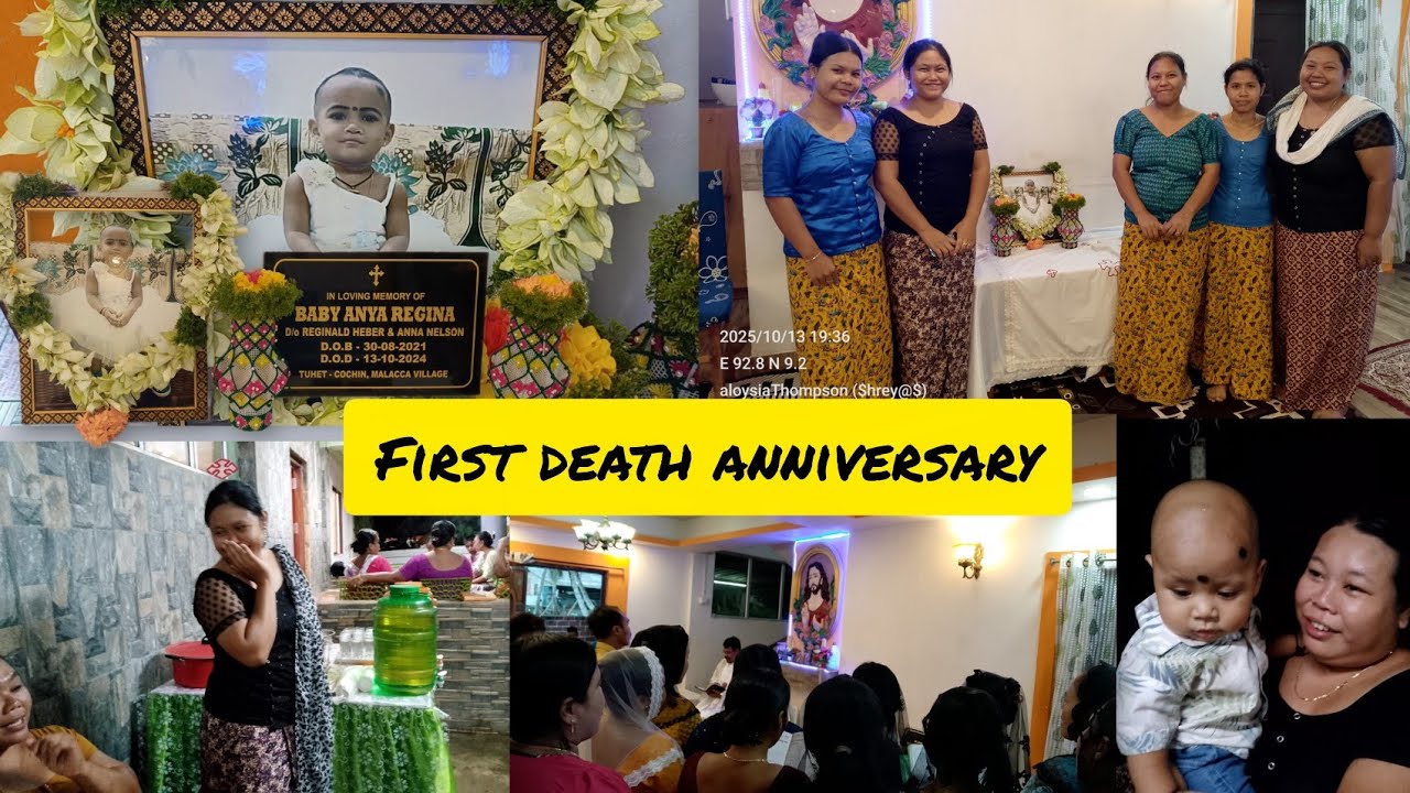 First death anniversary of baby Anya Regina 🥺✝️🙏🕊️🕊️🕊️