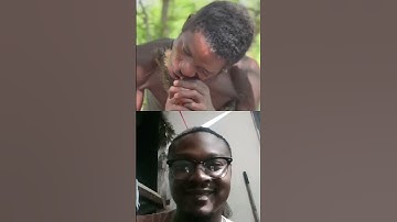 Hadzabe man open fanta for the new year