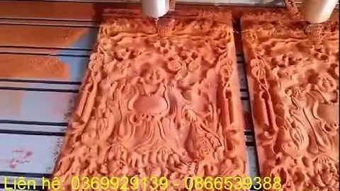 máy đục gỗ CNC 3D chất lượng cao tại Thái Bình - CNC Long Vũ