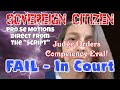 Sovereign Citizen Files Motions Direct From Script - Judge Orders Competency Eval - Fail In Court
