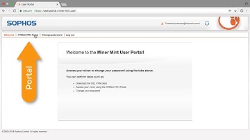 HTML5 User Portal Demo