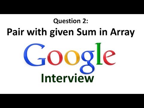 in_array คือ  Update  Google Interview - Find Pair with Given Sum in Array