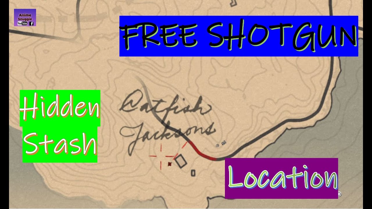 Catfish Jacksons Stash , Location and Hidden Treasure Red Dead