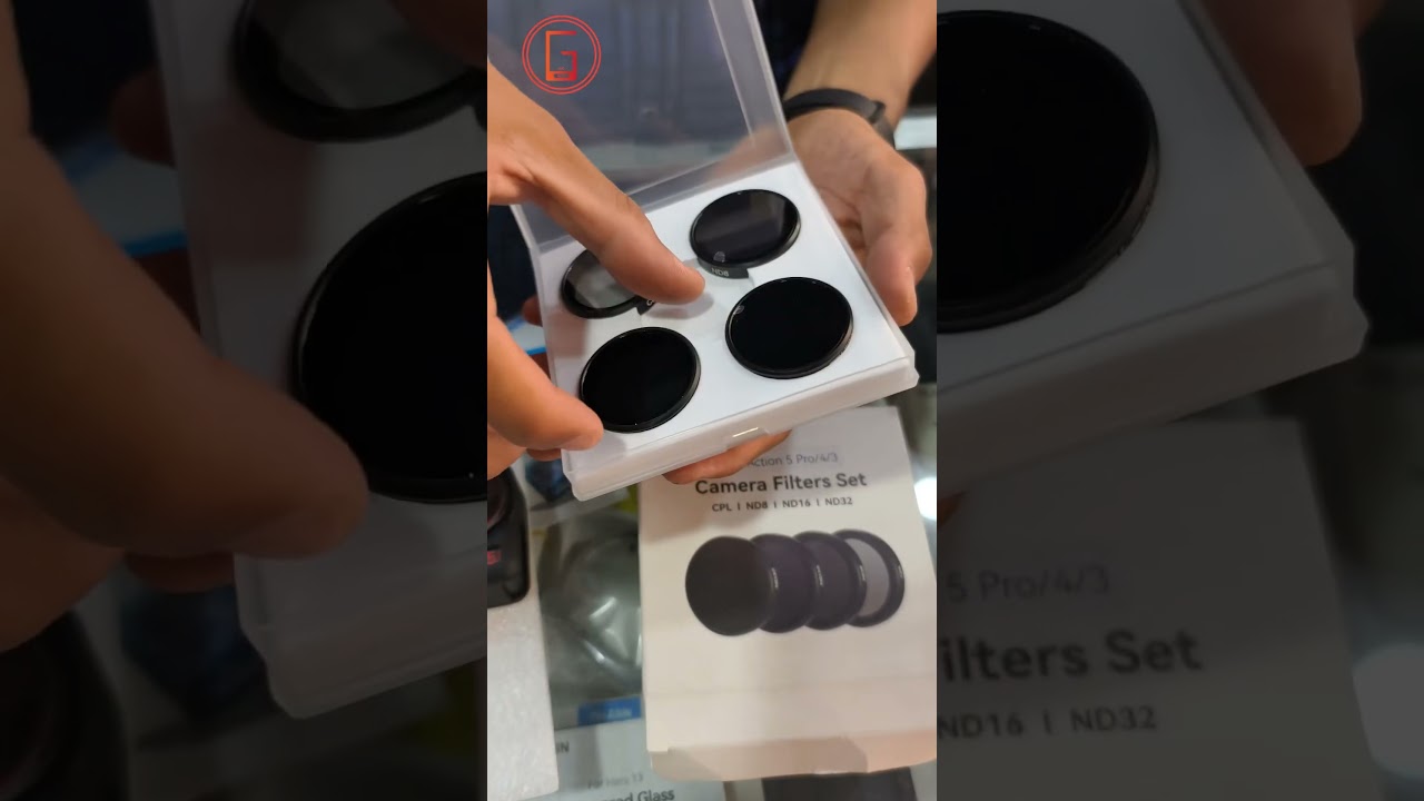 🎥 Telesin Dji Osmo Action 5 Pro /4 / 3 ND Filter ND8 ND16 ND32 CPL #gizmonepal #osmo #filter #ndfilter — Video review, click xem trên YouTube