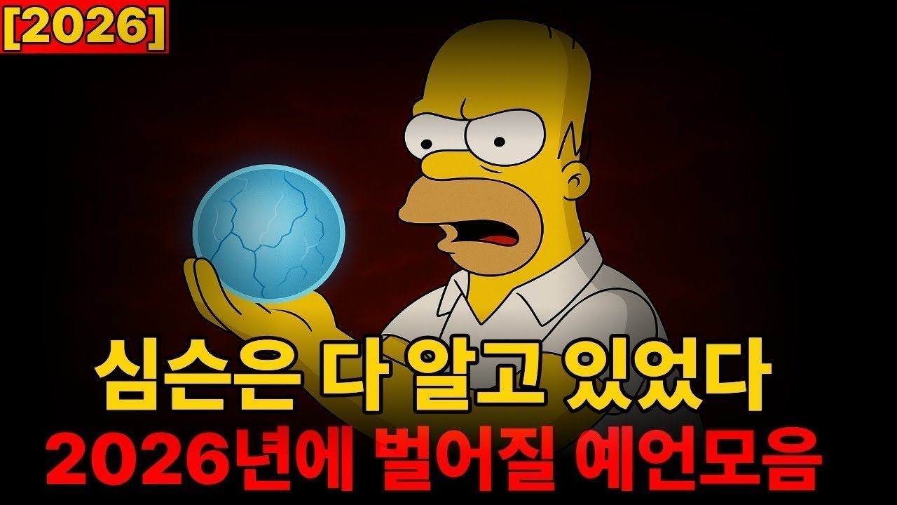 심슨은 다 알고 있었다 , 2026년에 벌어질 예언 모음 - YouTube