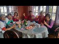 Lunch with taiwan guest at friendship home stay