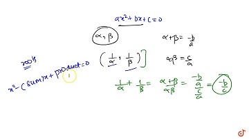 The quadratic equation whose roots are reciprocal of the roots of the equation `ax^2 +bx+c=0` i...