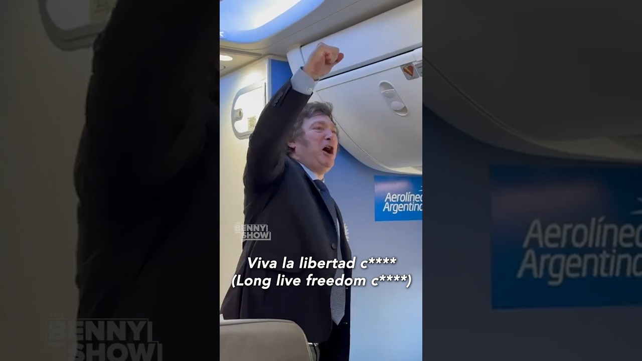 Based Argentina President FLIES COMMERCIAL 👀