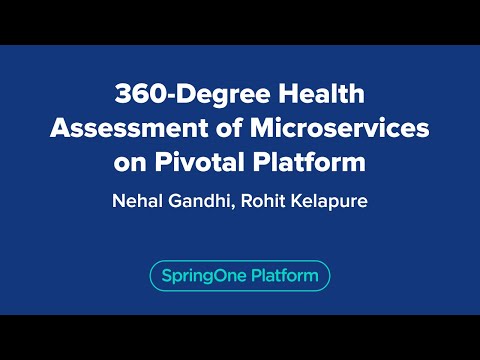 360 Degree Health Assessment of Microservices on the Pivotal Platform