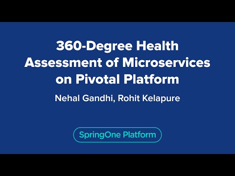 360 Degree Health Assessment of Microservices on the Pivotal Platform