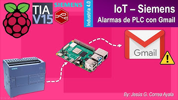 IOT Siemens, Enviar correos de alerta a GMAIL, mediante Node Red.