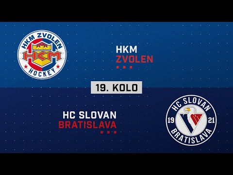 19.kolo HKM Zvolen - HC Slovan Bratislava HIGHLIGHTS