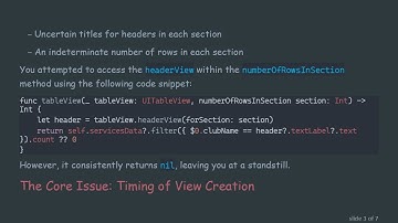 Understanding Why headerView is Always Nil in numberOfRowsInSection for UITableView