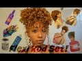 Natural Hair | Flexi Rod Set | + different ways to wear it