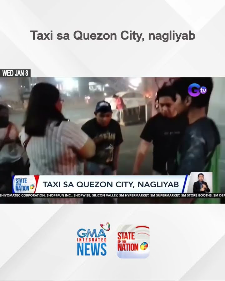 Taxi sa Quezon City, nagliyab | SONA