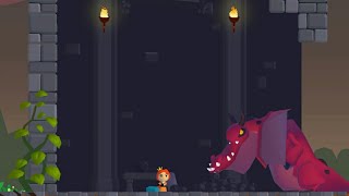 Once Upon a Tower Last Level 13 dragon vs princess screenshot 4