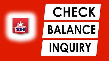TM Balance Inquiry - Check Your Remaining Load