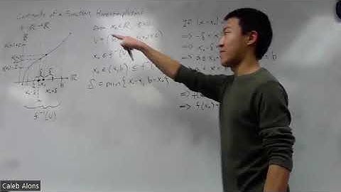 Lecture 7: Continuity of a Function, Homeomorphisms