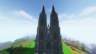Cologne Cathedral in Minecraft - by Zyklozonk