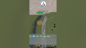 Een kanaal creëren door middel van terraforming in stadsskylines
