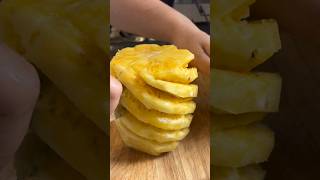 Easy way cut and peel pineapple 🍍 #shorts #pineapple #shortvideo