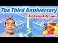 Dancing Line "The Third Anniversary" (All Gems&Crowns) ダンシングライン「3周年」