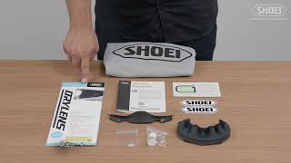 【転倒傷、汚れあり】バイク装備まとめて出品【SHOEI、HYOD、GoPro】 What's in the Box: Z-9 [SHOEI Official] - YouTube