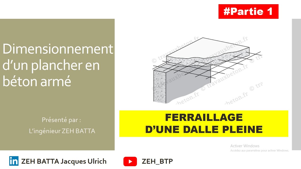 Partie 1 Dimensionnement d’une dalle en béton armé selon l'EC2 YouTube — free download
