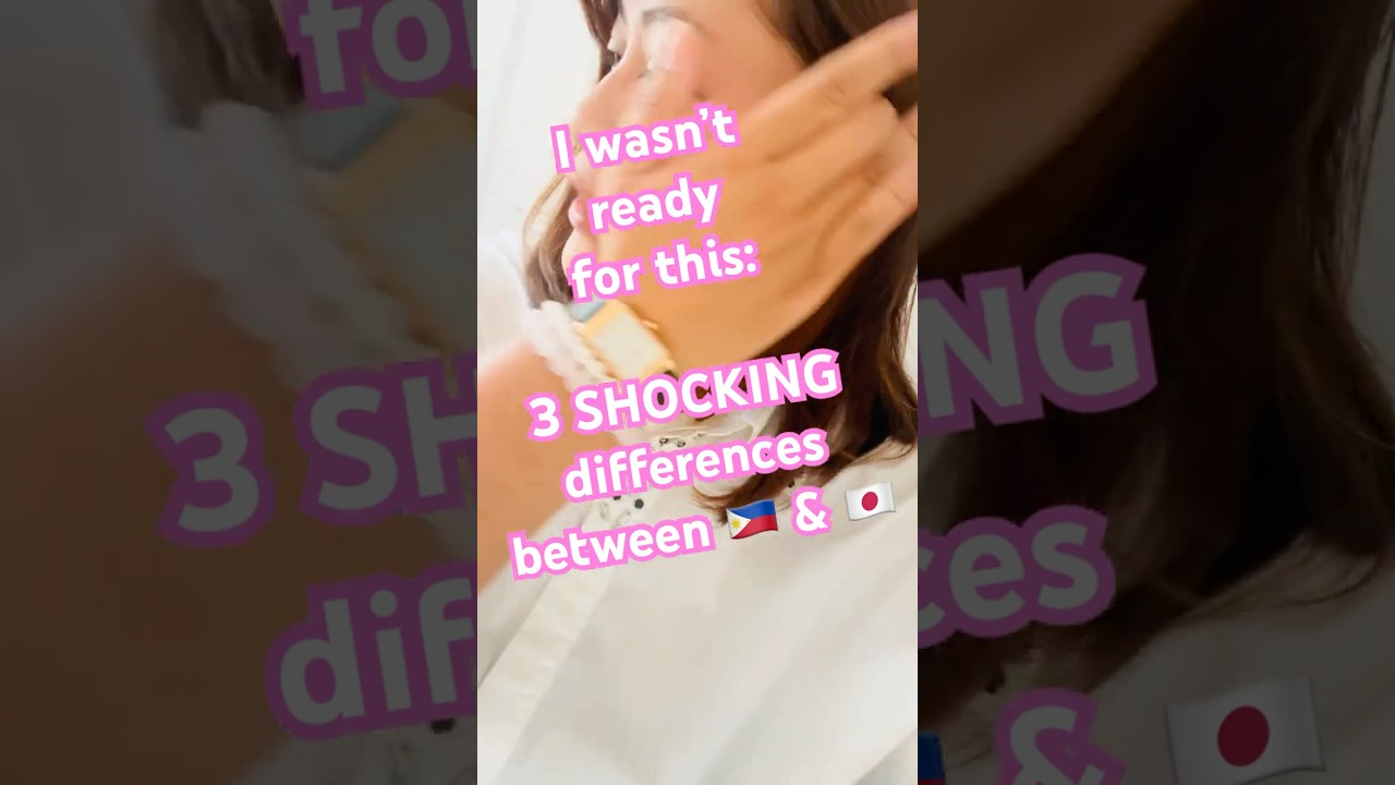 Japan 🇯🇵 Vs Philippines 🇵🇭#japan #CultureShock #philippines #dayinmylife #filipina #shorts