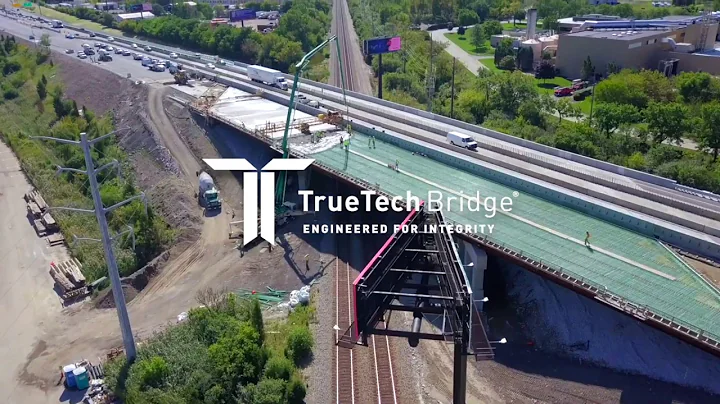 Construction of EDENS SPUR (1-94) over Metra Railroad in Cook County Illinois with ClearCast Forms.