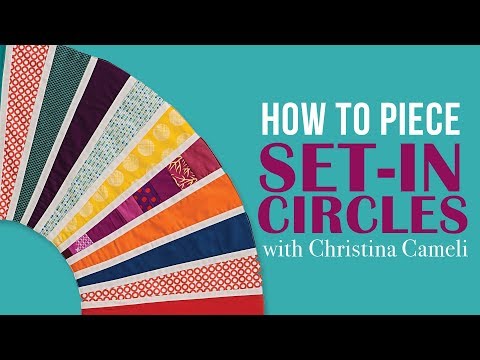 Piecing Set-In Circles for Wedge Quilts