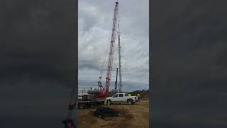 Crane Setting Flare Stack