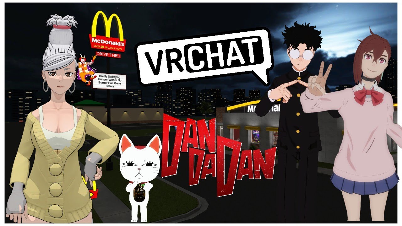 DANDADAN SHENANIGANS AT MCDONALDS!! ~ VR CHAT HILARIOUS MOMENTS (DanDaDan)