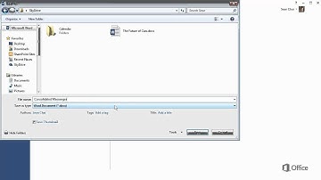 Training - Create your first Word 2013 document  Save and move on - Video 2 of 5