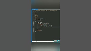Program to print pattern#c#cprogram  #cshorts #cprogramming #pattern #patternprograms