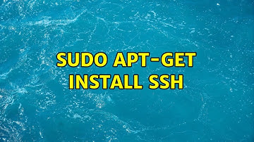 sudo apt-get install ssh (2 Solutions!!)