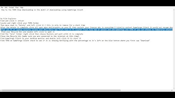 How to fix TERA error Stop downloading in the midst of downloading while using Gameforge Client