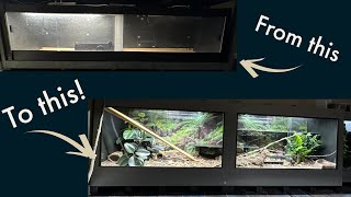 Stella's GIANT Toad Ranch enclosure!