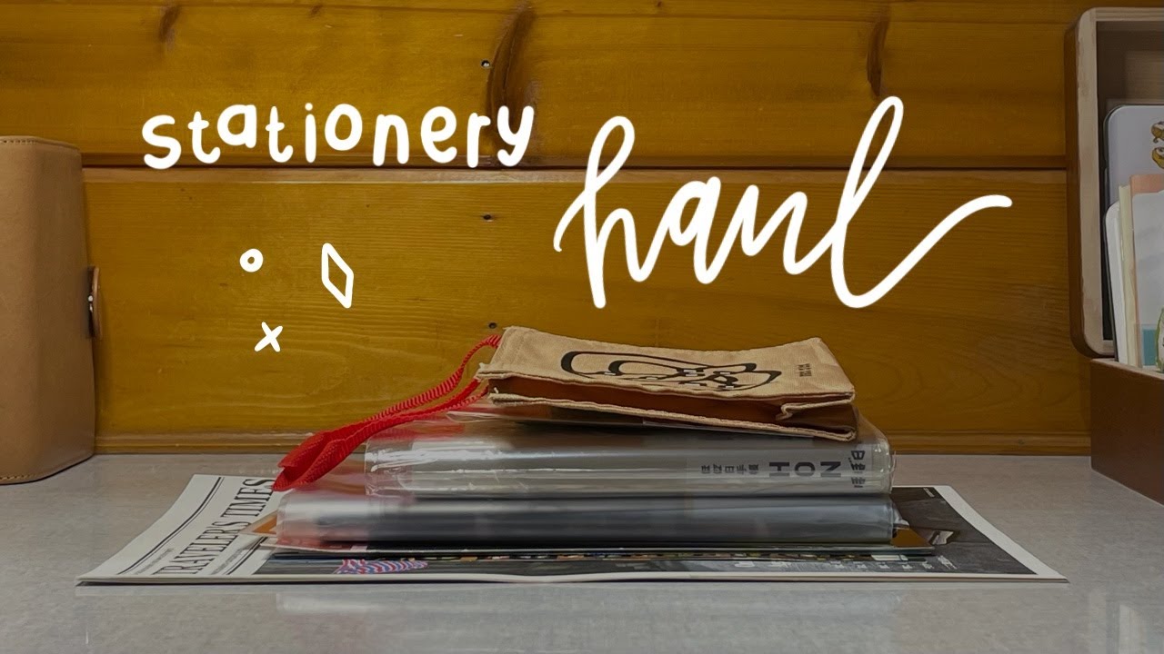 2024 Stationery Haul | Hobonichi, Atlas Stationery, Inukshuk Japan